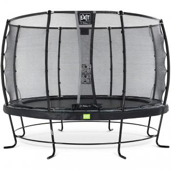 Exit Trampolin 427 cm – Elegantes Design, Deluxe Netz – Schwarz