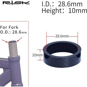 Aluminum Alloy 28.6mm MTB Stem Spacer Washers