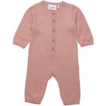 Fixoni Combinaison Tricotée en Bambou Pêche Beige