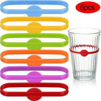 Marqueurs de Tasses en Silicone pour Bar à Domicile