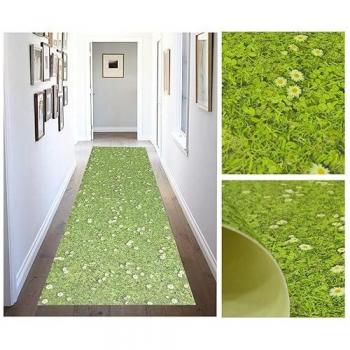 Alfombra Vinilo Floral para Salón y Cocina