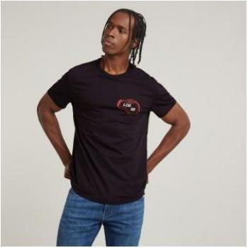Dark Black G‑Star Carabiner Short Sleeve Shirt – M