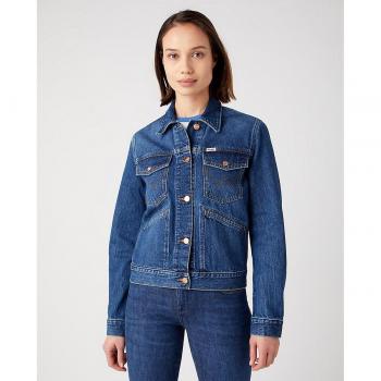 Wrangler Heritage Giacca di Jeans Regular Dark Wash XS