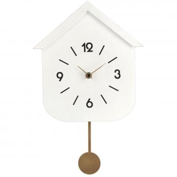 Orologio da parete Pendolo HOME Bianco 37,5 cm