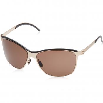 Sunglasses Mercedes Benz M107-a in Rosso Dorato e Nero, Unica Taglia