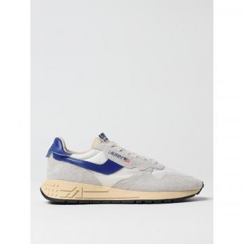 Scarpe Sportive Autry Reelwind Camoscio e Tessuto Traspirante Bianco 44