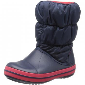 Crocs Puff Stivali Invernali Navy/Rosso EU 22-23