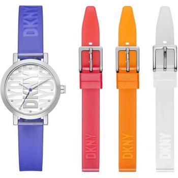 DKNY Mehrfarbige Armbanduhr, Soho, 28 mm