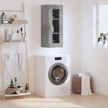 Meuble flottant salon bureau chambre VidaXL gris béton bois d’ingénierie – modèle 828904