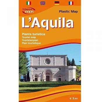 L'Aquila, pianta turistica 1:5.000. Ediz. multilingue