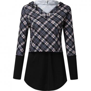 Blusa de Invierno para Premamá con Capucha