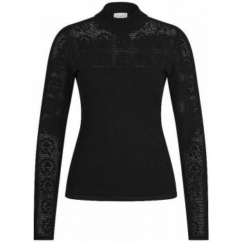 Sportalm Pullover Schwarz Damen 38 – Modell Kitzbühel Stehkragen
