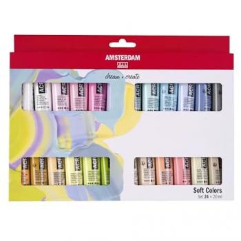 Soft Color Amsterdam Acrylic Kit – 24×20 ml