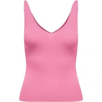 Jacqueline de Yong Gestricktes Top in Hellrosa