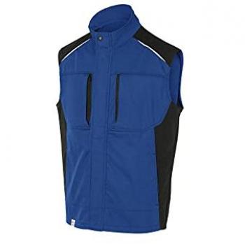 Gilet Kuebler Giacca da lavoro Blu Fiordaliso/Nero L