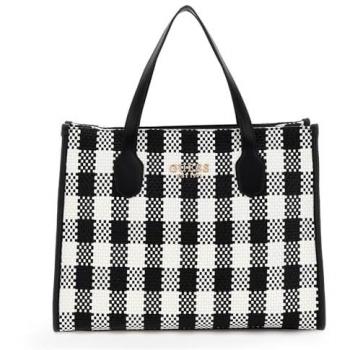 Sac Femme Silvana 2 Compartiments, Noir & Blanc – GUESS