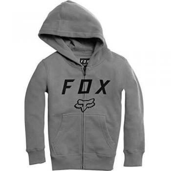 Youth Moth Zip Fleece Heritage Heather Grigio Ys