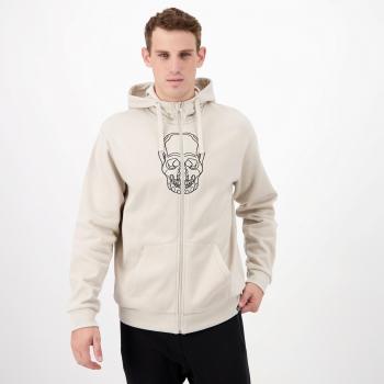 Felpa Uomo XL Color Marrone con Stampa Up