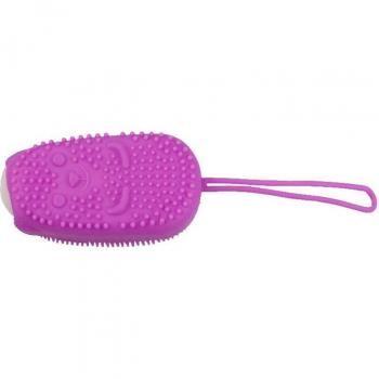 Silicone Bath Brush with Massage and Exfoliation Features