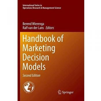 Handbook of Marketing Decision Models