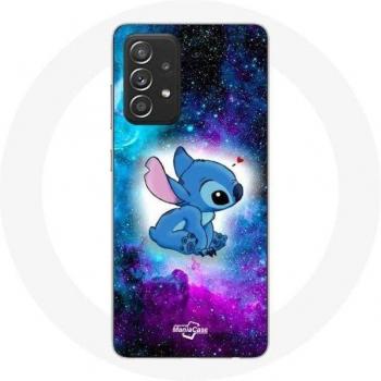 Samsung Galaxy A52 5G Hoesje Stitch Ohana Kleur