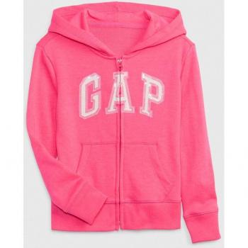 Sweatshirt Gap Kids – Capucha abierta, color rosa