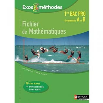 Fichier de Mathématiques 1re Bac pro Groupements A et B