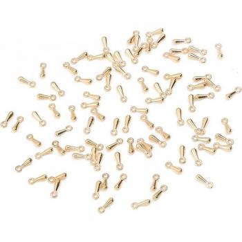 DIY Kralen Waterdruppels Koord 2x7mm Koper