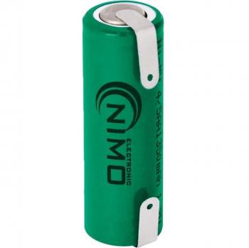 Batería recargable 4/5AA 1.2V 1350mAh NiMH con terminales