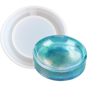 Transparenter Aschenbecher mit UV-Harz & Epoxid-Silikon-Kombination – 1 Stück DIY
