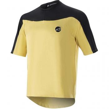 Alpinestars Giallo Nero Drop Meta Manica Corta M