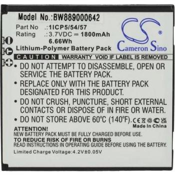Batterie d’appoint Angelcare 1ICP5/54/57 – Babyphone 3,7 V Li‑polymer