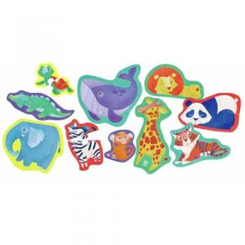 Tierischer Dschungel-Puzzle