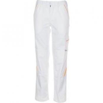 Arbeitshose Bundhose Highline 2327 weiß weiß gelb Gr. 52
