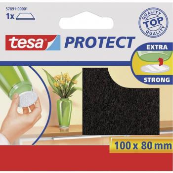 TESA 57891-00001-00 Filzgleiter selbstklebend Braun (L x B) 100 mm x 80 mm 1 St