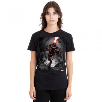 Marvel Women’s Cyclops Flash Tee – Black, Size 2XL