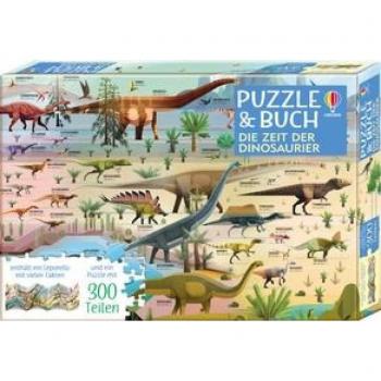 Usborne Publishing Puzzle e libri: Il tempo dei dinosauri (300 pezzi)