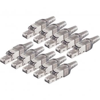 ShiverPeaks Cavo RJ‑45 Cat6a 10 m (grigio)
