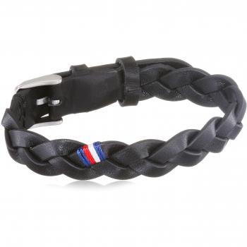 Tommy Hilfiger Embroidered Floral Braided Cotton Belt Bracelet