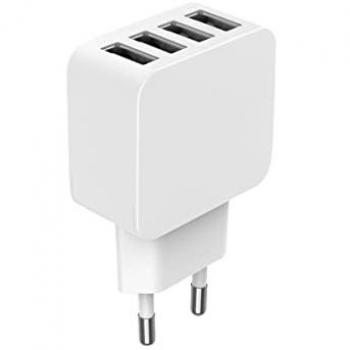 Chargeur Universel 4 Ports USB IC Smart 5.4A Blanc Bigben