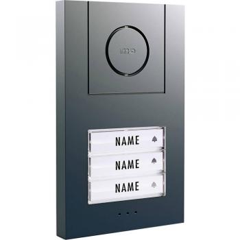 M-E 3-Unit Anthracite Audio Door Station