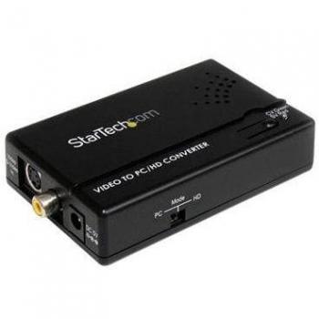 StarTech SVID2VGACONV Conversor Escalador de Video Compuesto y S-Video a VGA