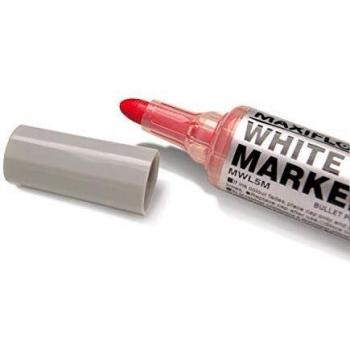 Pentel Maxiflo Whiteboard-Marker, 2,5mm Rundspitze, Rot