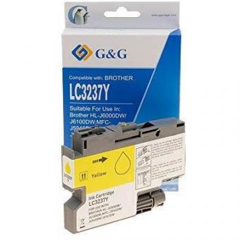 Cartucho Compatible Amarillo G&G LC3237 para Brother