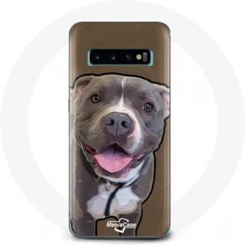 Samsung Galaxy S10 Plus Gray Pitbull Protective Case