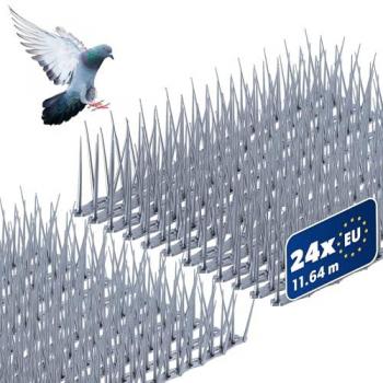 Kadax 24 Puntali Anti-Uccelli Sicuri in Acciaio Inossidabile