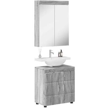 Grey Sonoma Engineered Wood Tulum Bathroom Fixtures – VidaXL Series