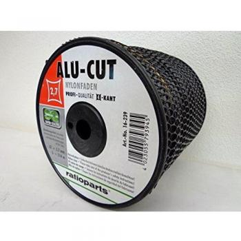 Fil de nylon 2,7 mm Ratioparts aluminium cut 214 m 4‑panes noir