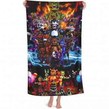 Toalla de Playa Anime Freddy's