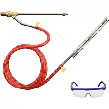 Accesorio de chorro de arena para limpiadora a presión, 5000 PSI, desconexión rápida de 1/4 pulgadas